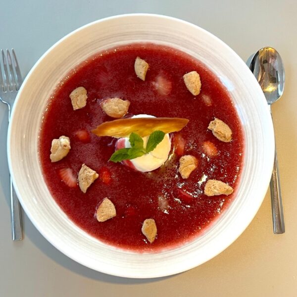 soupe de fraises