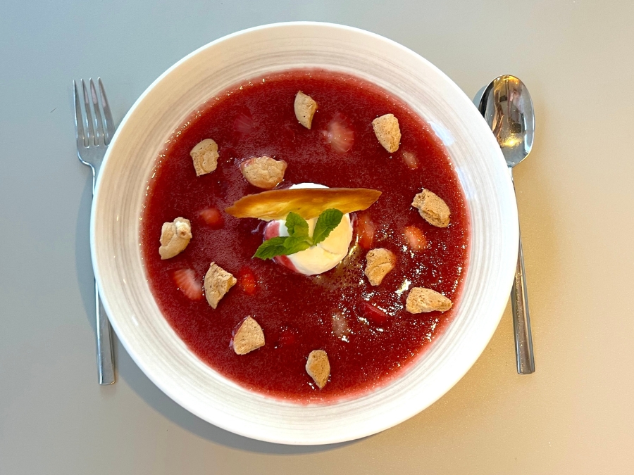 soupe de fraises