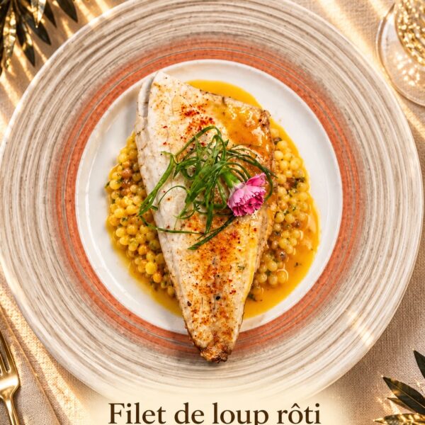 filet de loup rôti